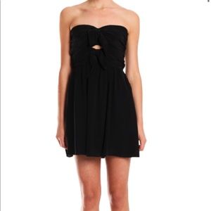 100% black silk Elizabeth and James dress